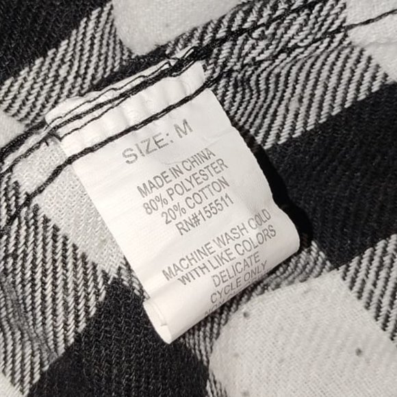 Aeropostale Lightweight Hooded Checkered Jacket Size M - EUC - Picture 7 of 8